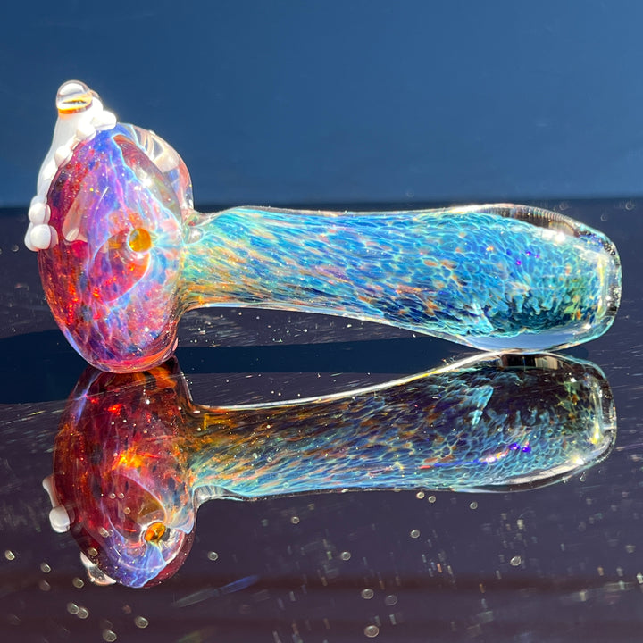 Purple Magic Frog Spoon Glass Pipe Beezy Glass   