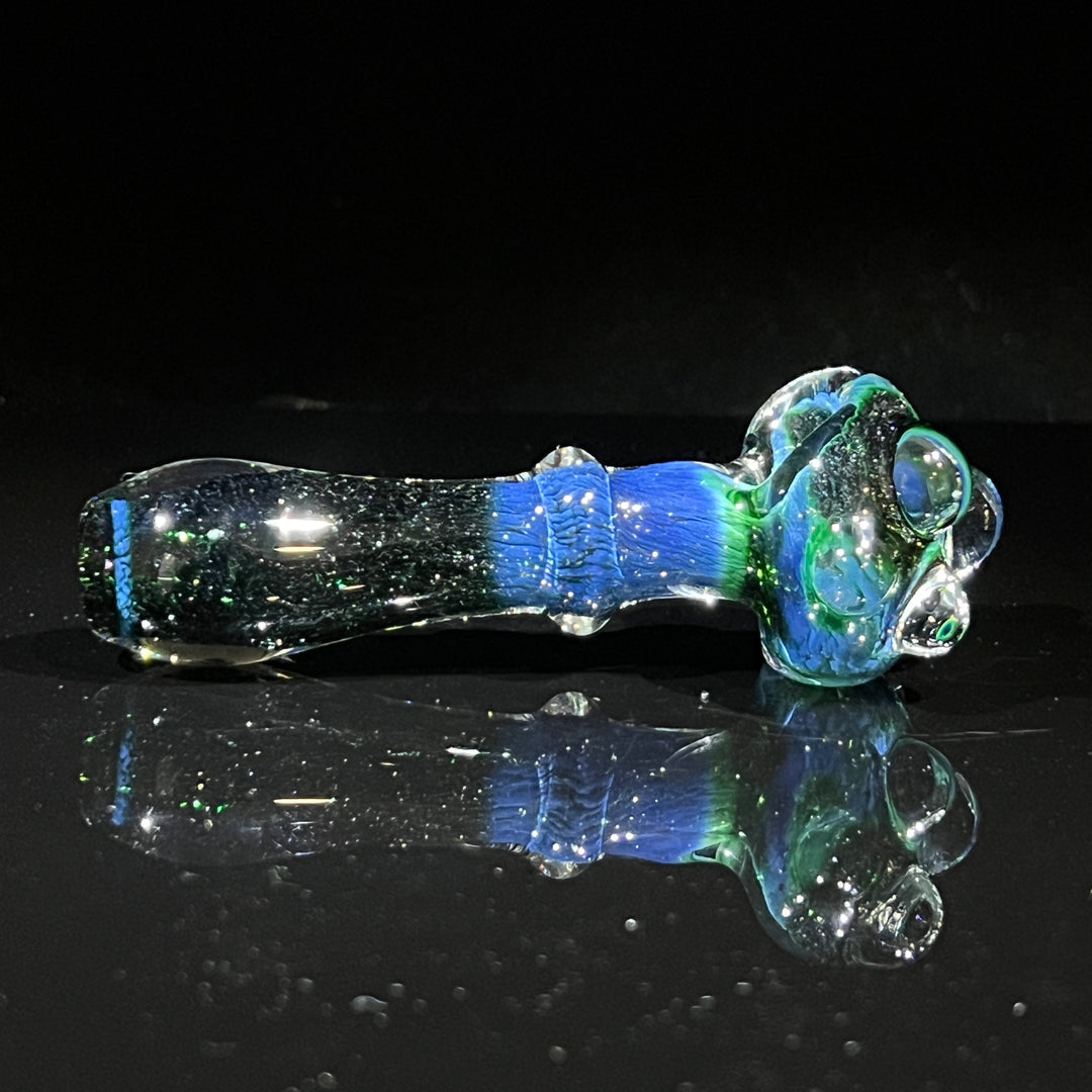 Experimental Green Marble Pipe Glass Pipe Beezy Glass   