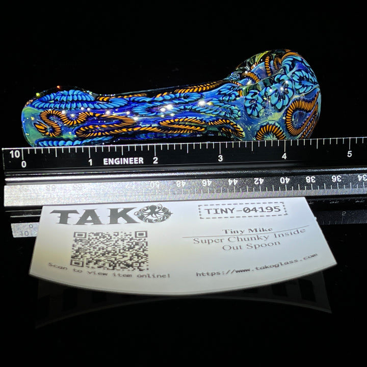 Super Chunky Inside Out Spoon Glass Pipe Tiny Mike   