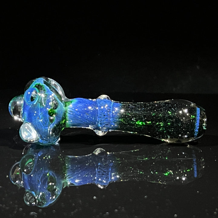 Experimental Green Marble Pipe Glass Pipe Beezy Glass   