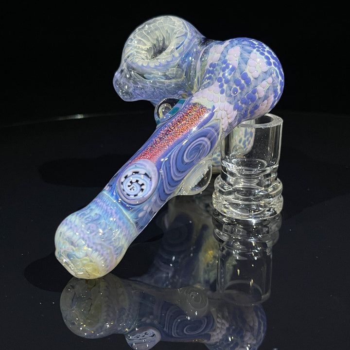 Glass Berry Cupcake Sidecar Bubbler Glass Pipe Glass Berry Cupcake