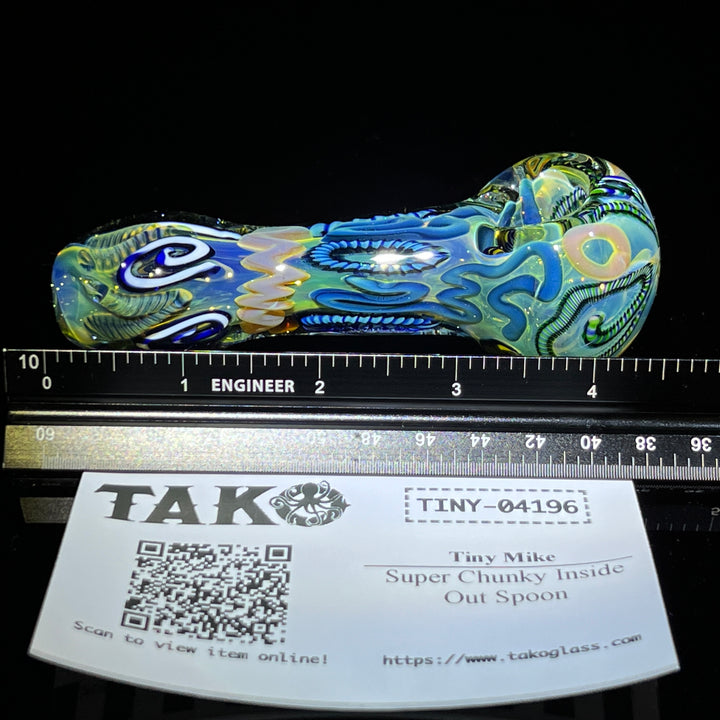 Super Chunky Inside Out Spoon Glass Pipe Tiny Mike   