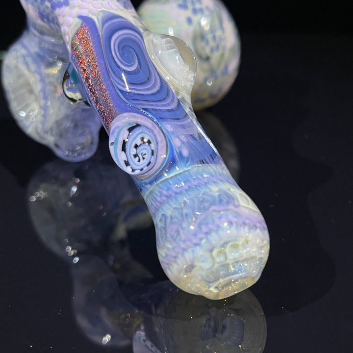 Glass Berry Cupcake Sidecar Bubbler Glass Pipe Glass Berry Cupcake