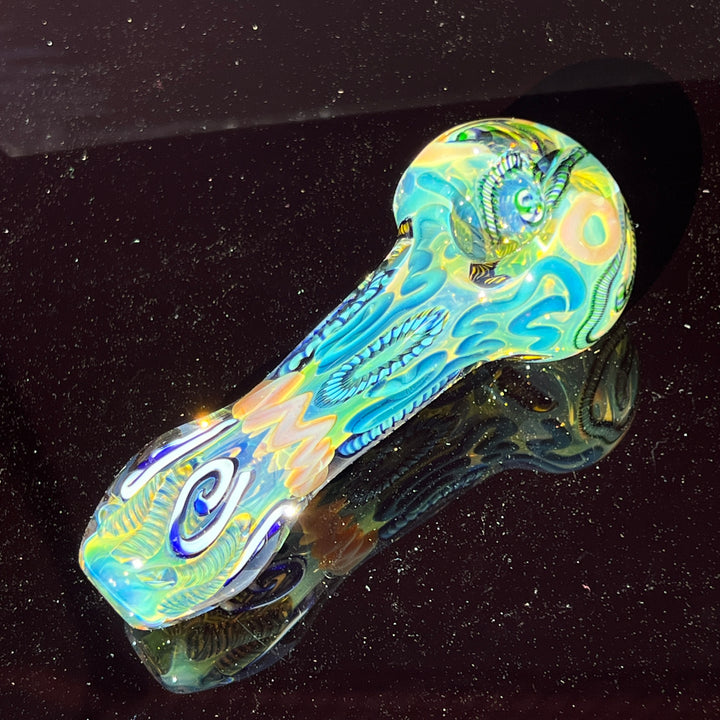 Super Chunky Inside Out Spoon Glass Pipe Tiny Mike   
