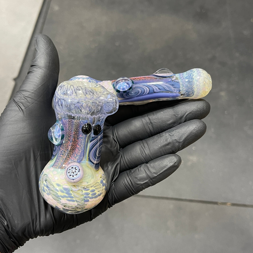 Glass Berry Cupcake Sidecar Bubbler Glass Pipe Glass Berry Cupcake