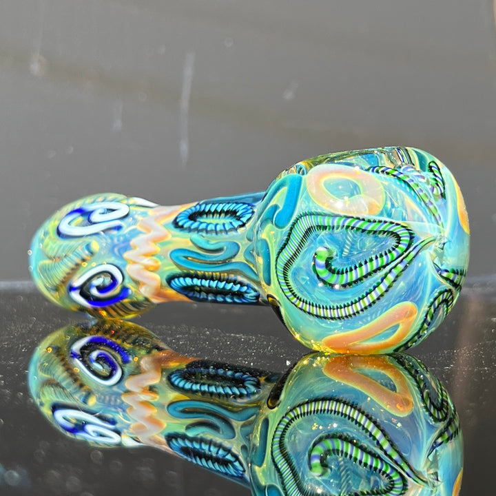 Super Chunky Inside Out Spoon Glass Pipe Tiny Mike   