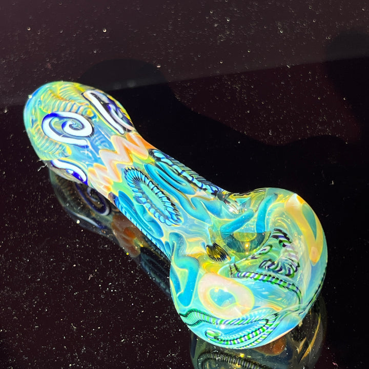 Super Chunky Inside Out Spoon Glass Pipe Tiny Mike   
