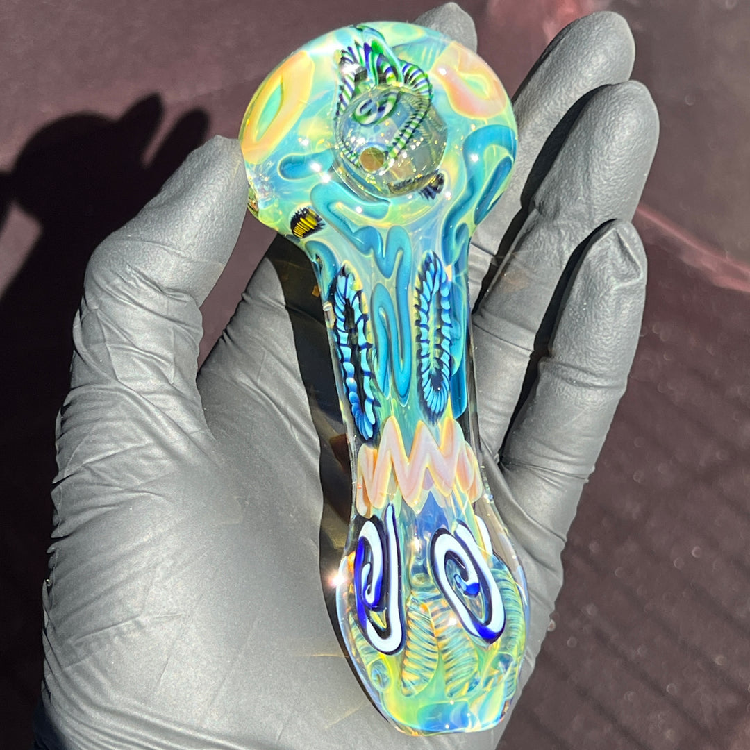 Super Chunky Inside Out Spoon Glass Pipe Tiny Mike   