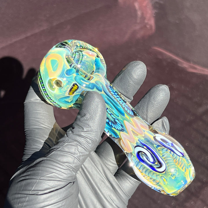 Super Chunky Inside Out Spoon Glass Pipe Tiny Mike   