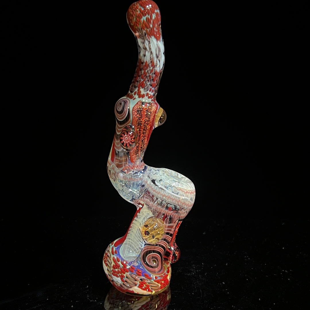 Glass Berry Cupcake Sherlock Bubbler Glass Pipe Glass Berry Cupcake