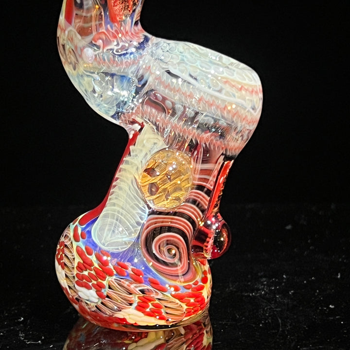 Glass Berry Cupcake Sherlock Bubbler Glass Pipe Glass Berry Cupcake