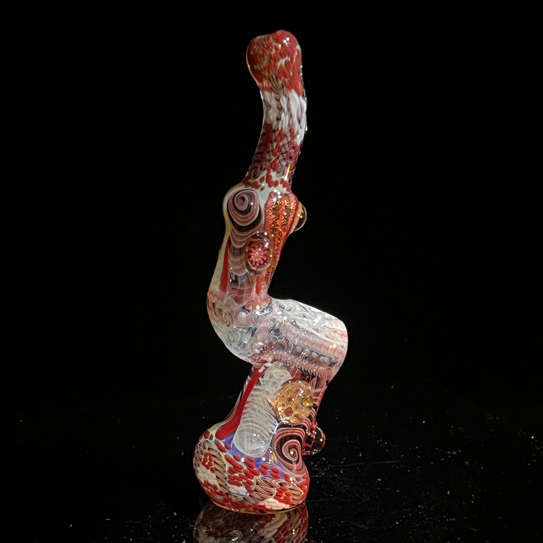 Glass Berry Cupcake Sherlock Bubbler Glass Pipe Glass Berry Cupcake