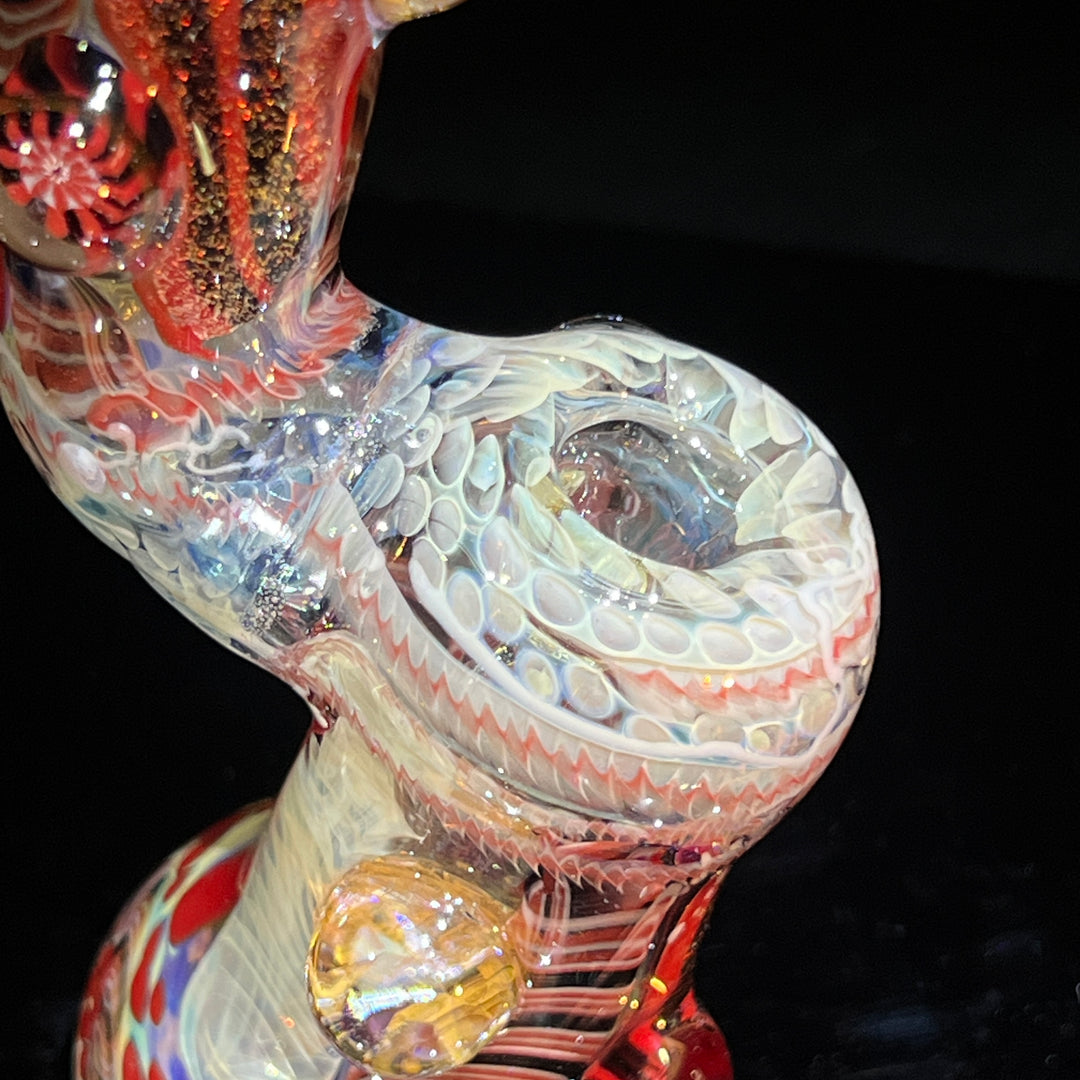 Glass Berry Cupcake Sherlock Bubbler Glass Pipe Glass Berry Cupcake