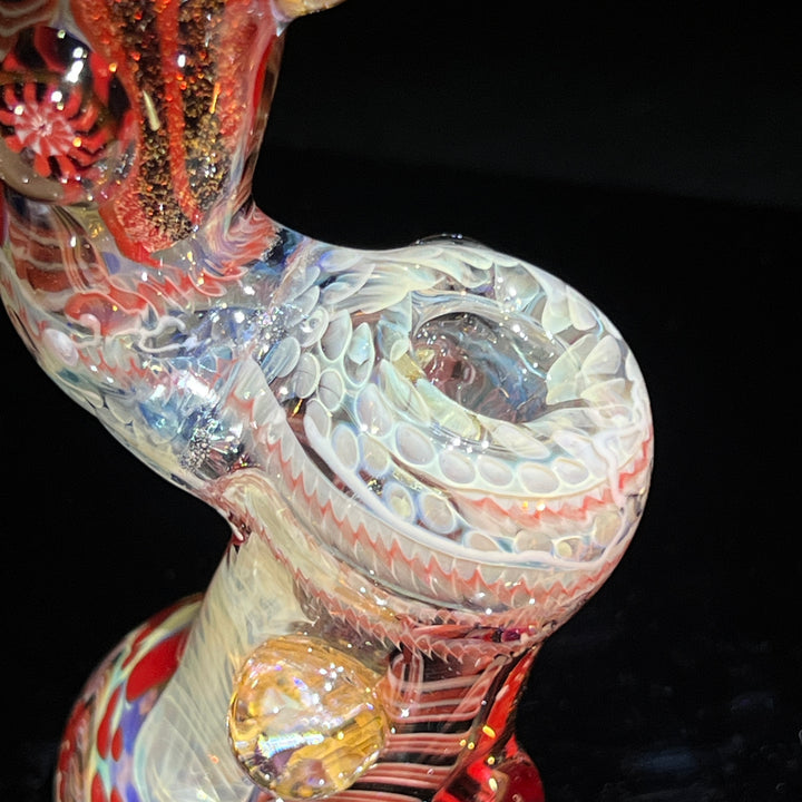 Glass Berry Cupcake Sherlock Bubbler Glass Pipe Glass Berry Cupcake