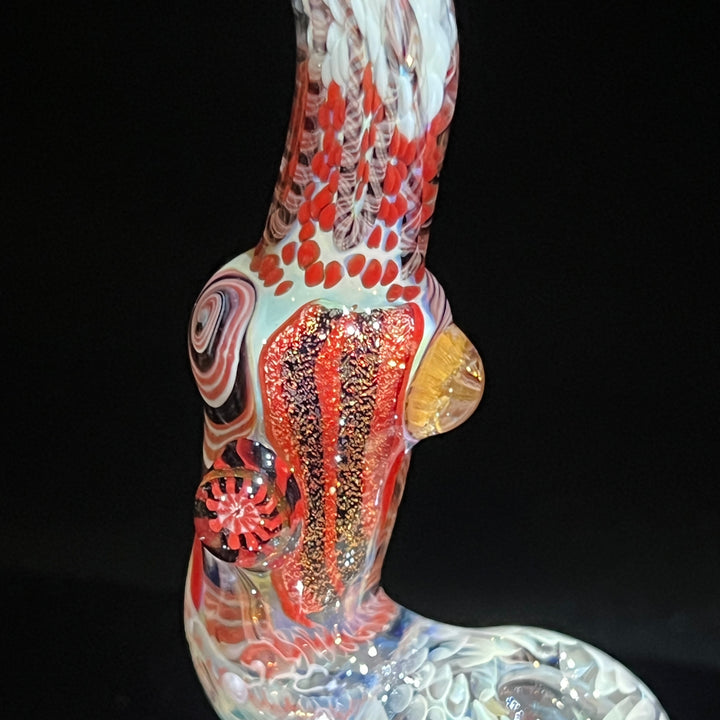 Glass Berry Cupcake Sherlock Bubbler Glass Pipe Glass Berry Cupcake
