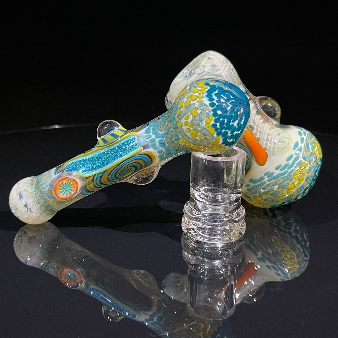 Glass Berry Cupcake Sidecar Bubbler Glass Pipe Glass Berry Cupcake