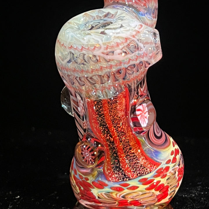 Glass Berry Cupcake Sherlock Bubbler Glass Pipe Glass Berry Cupcake