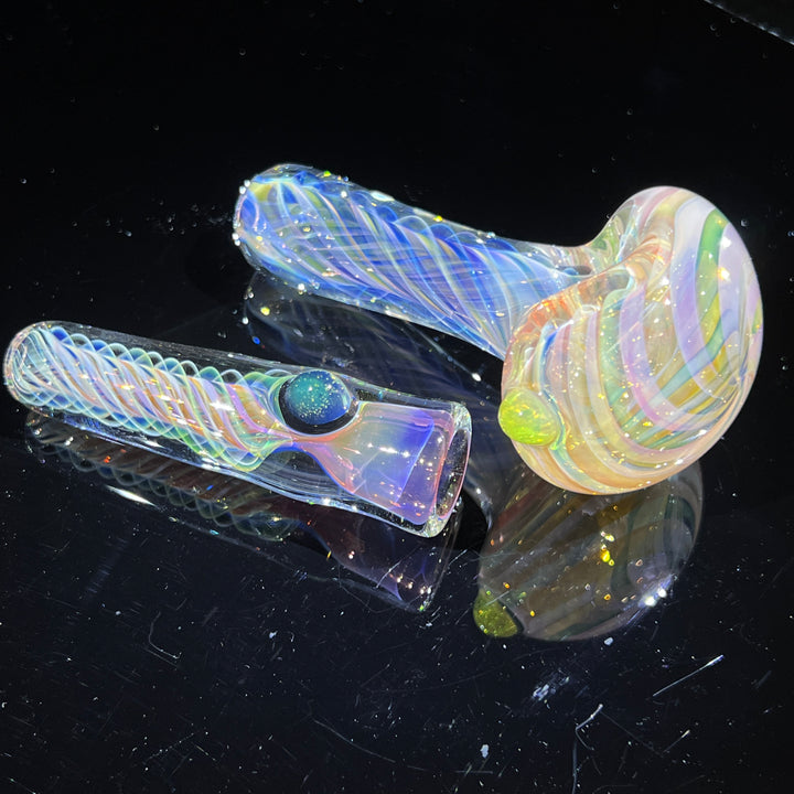 Thick Fume Pipe and Chillum Combo 4 Glass Pipe Chuck Glass   