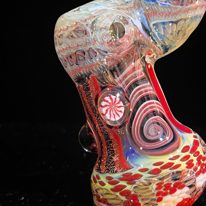 Glass Berry Cupcake Sherlock Bubbler Glass Pipe Glass Berry Cupcake