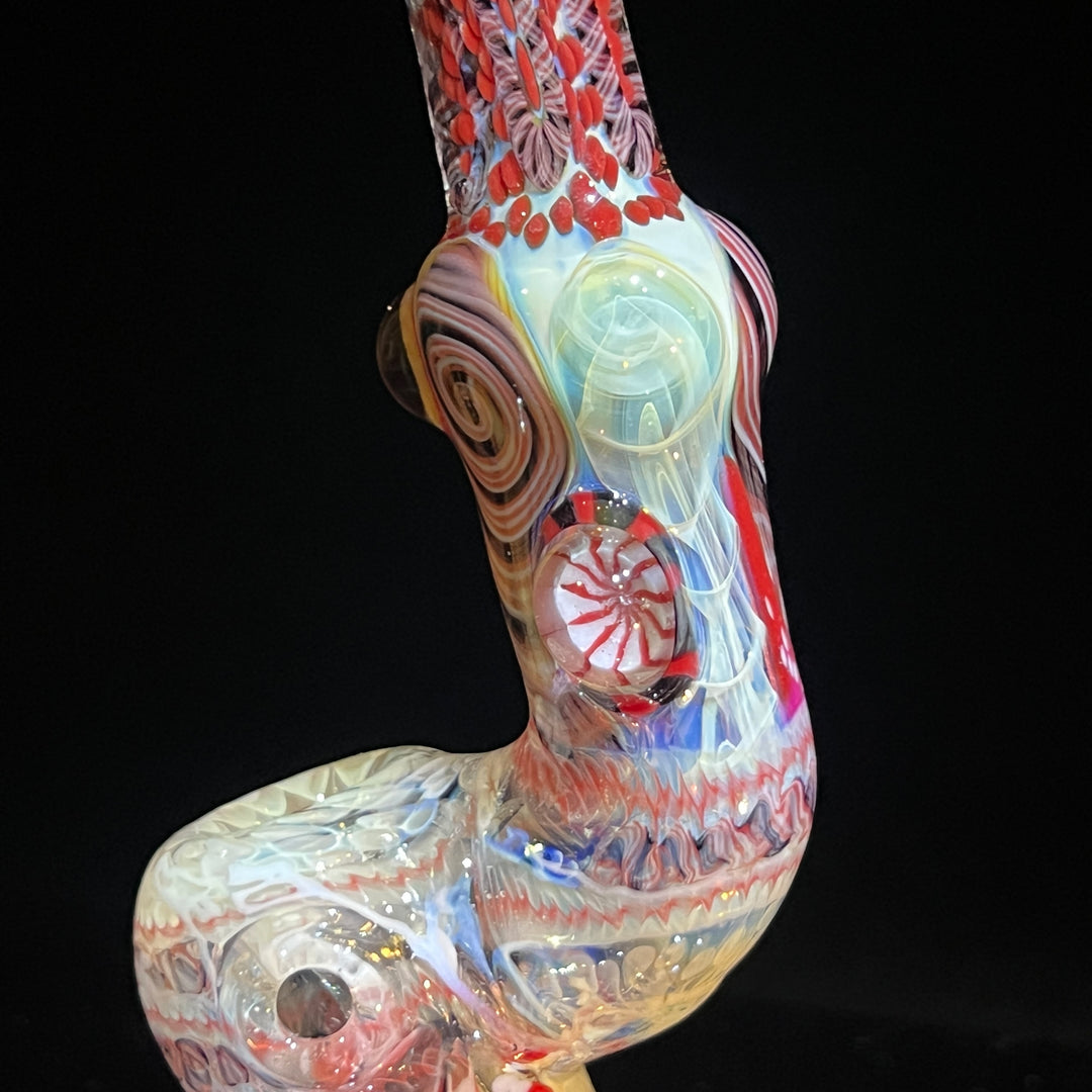 Glass Berry Cupcake Sherlock Bubbler Glass Pipe Glass Berry Cupcake