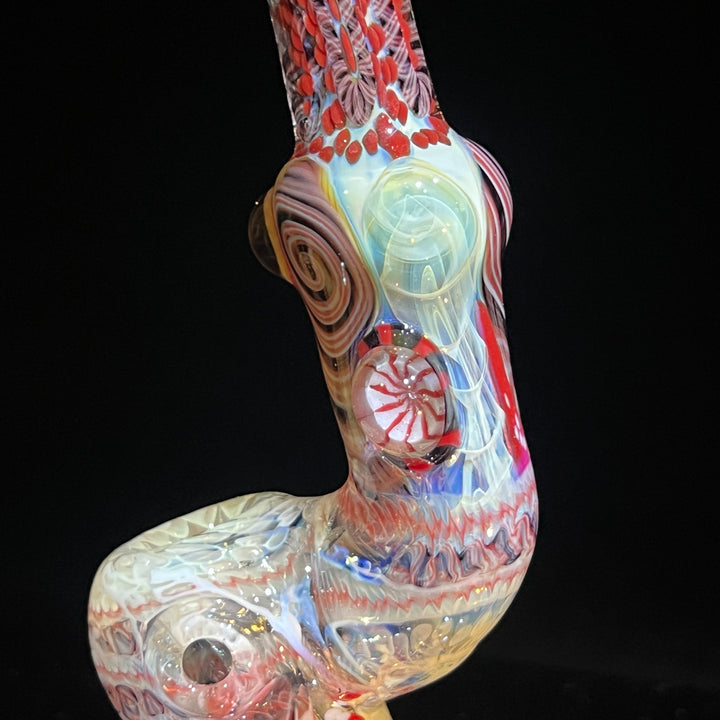 Glass Berry Cupcake Sherlock Bubbler Glass Pipe Glass Berry Cupcake
