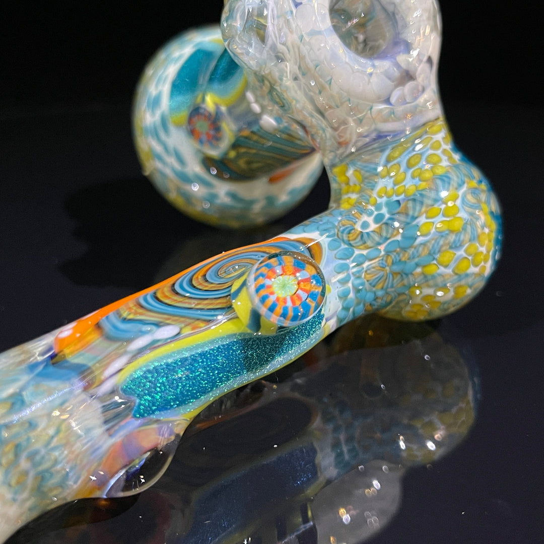 Glass Berry Cupcake Sidecar Bubbler Glass Pipe Glass Berry Cupcake