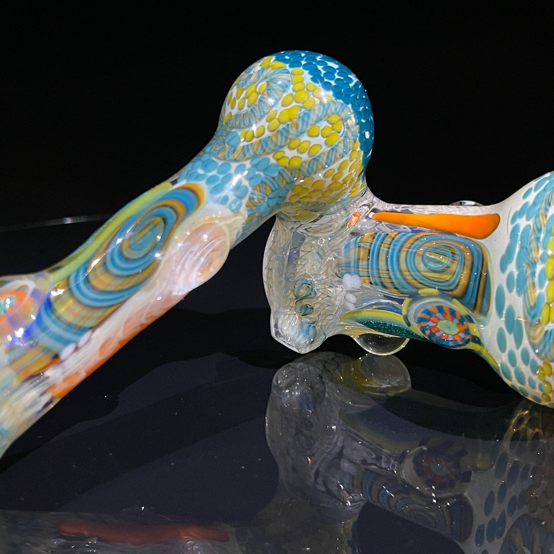 Glass Berry Cupcake Sidecar Bubbler Glass Pipe Glass Berry Cupcake