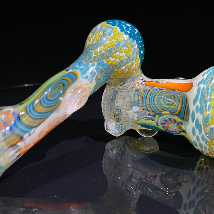 Glass Berry Cupcake Sidecar Bubbler Glass Pipe Glass Berry Cupcake
