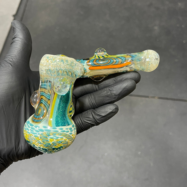 Glass Berry Cupcake Sidecar Bubbler Glass Pipe Glass Berry Cupcake