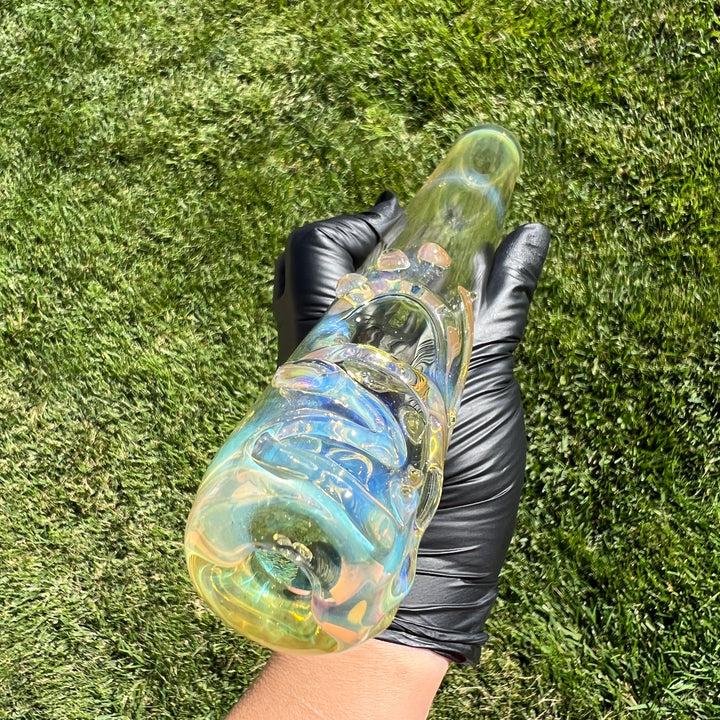 13" Fume Steam Roller Glass Pipe TG   