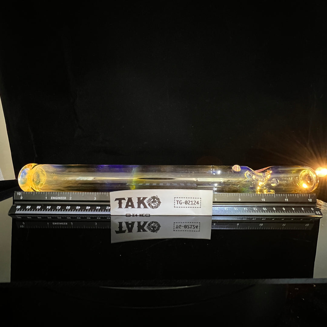 15" ISO Fume Steam Roller Glass Pipe TG   