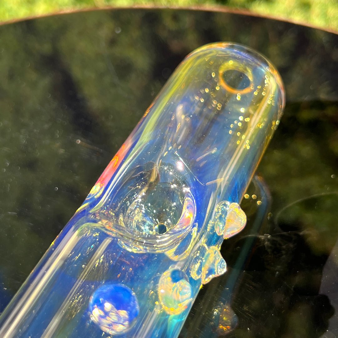 15" ISO Fume Steam Roller Glass Pipe TG   