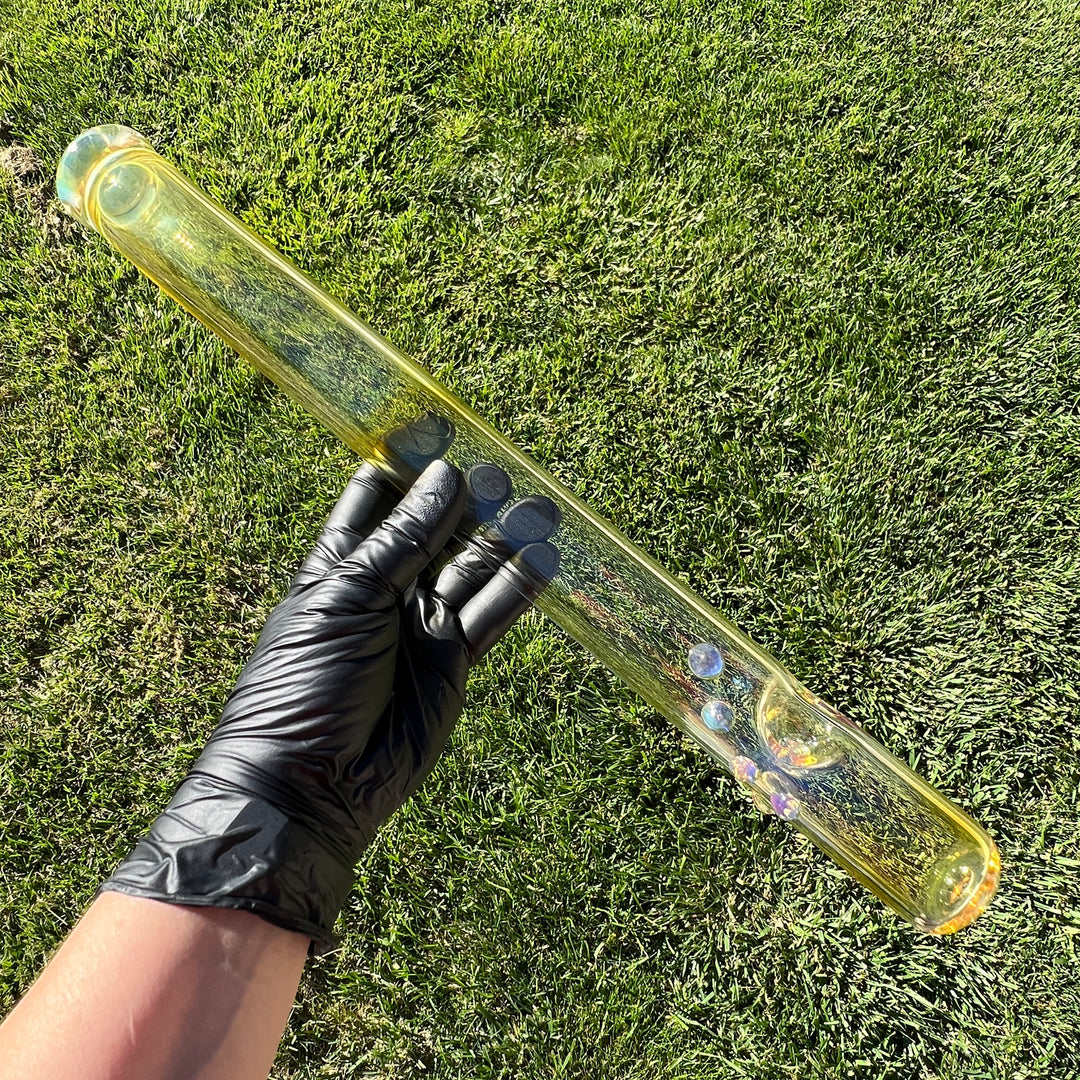 15" ISO Fume Steam Roller Glass Pipe TG   