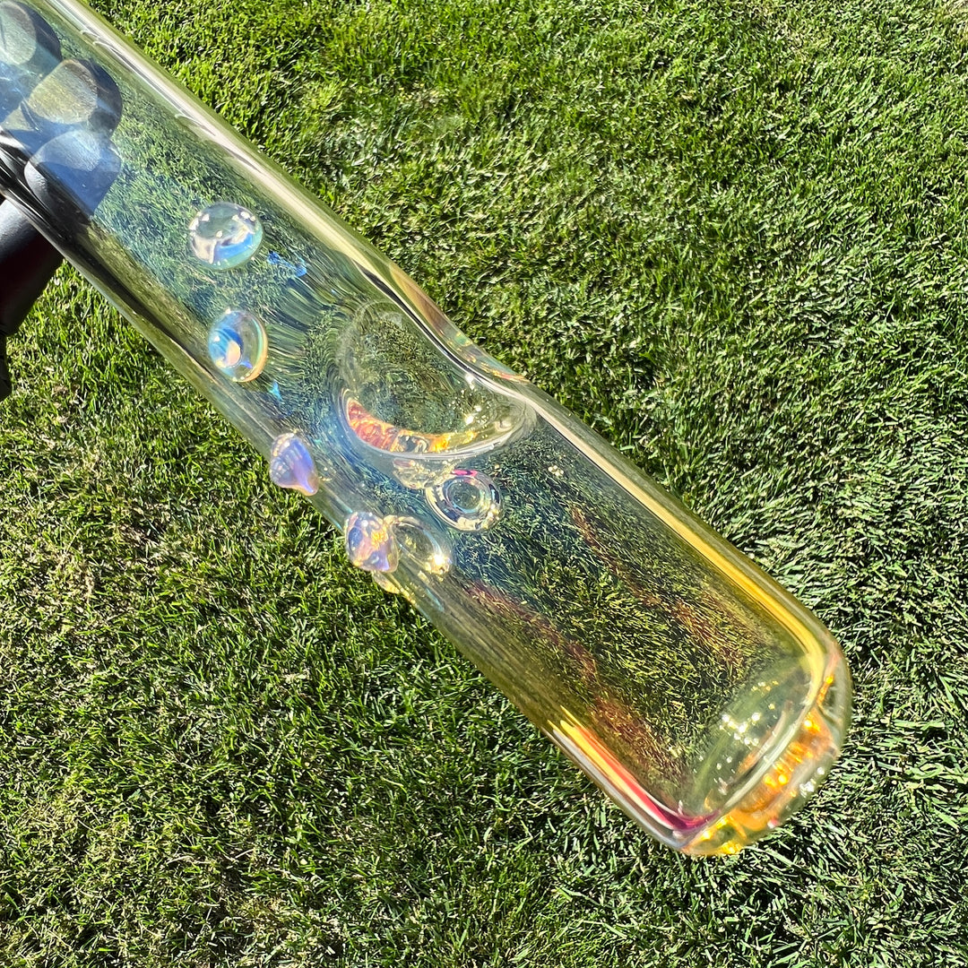 15" ISO Fume Steam Roller Glass Pipe TG   