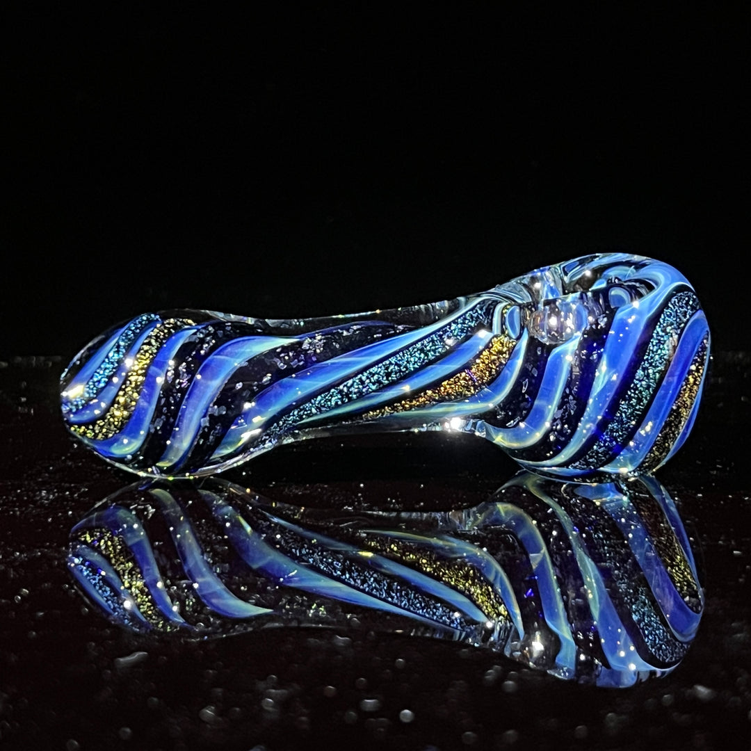 Fumed Dichro Spoon Glass Pipe Tiny Mike   