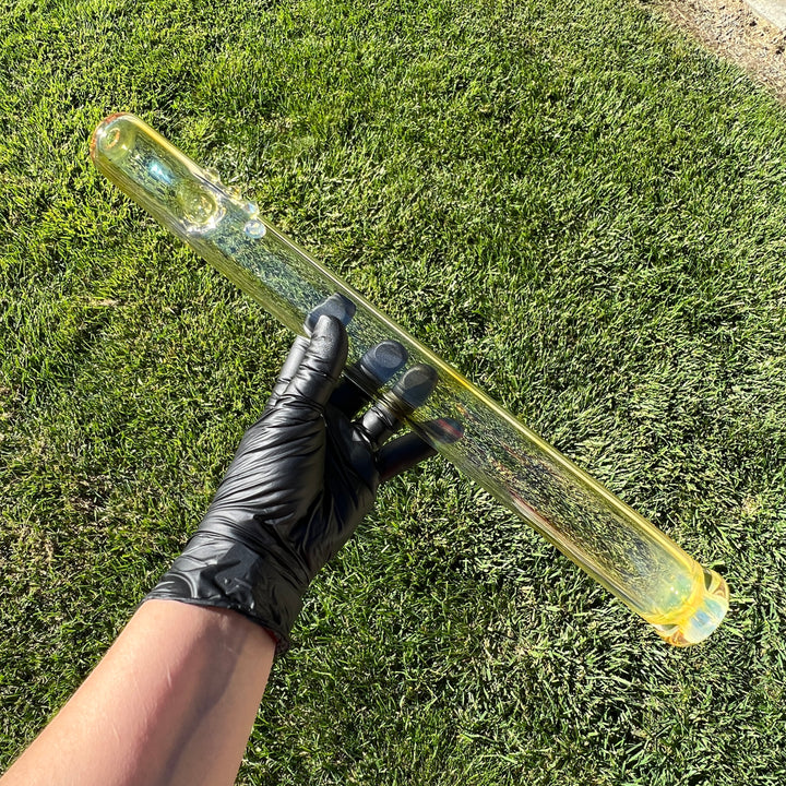 15" ISO Fume Steam Roller Glass Pipe TG   