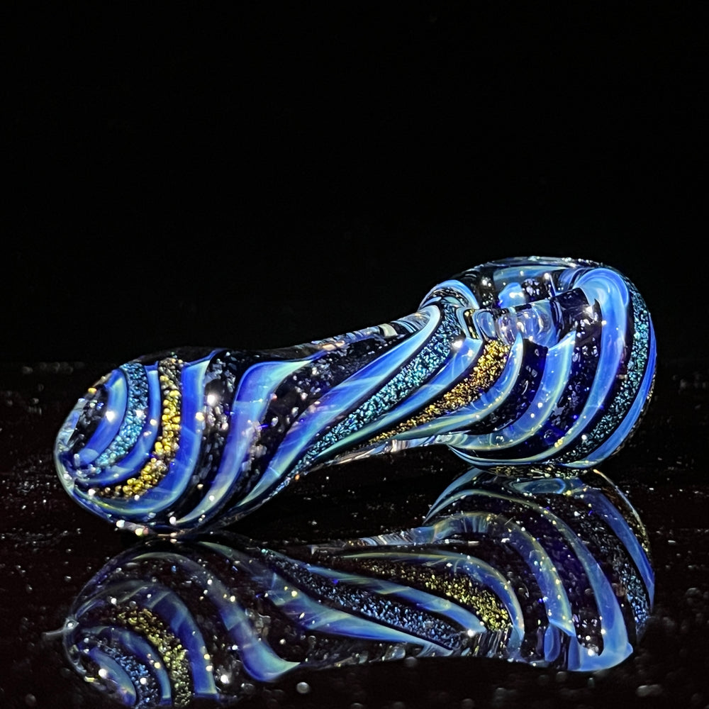 Fumed Dichro Spoon Glass Pipe Tiny Mike   