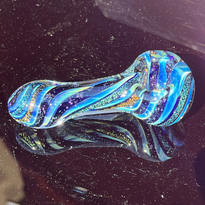 Fumed Dichro Spoon Glass Pipe Tiny Mike   