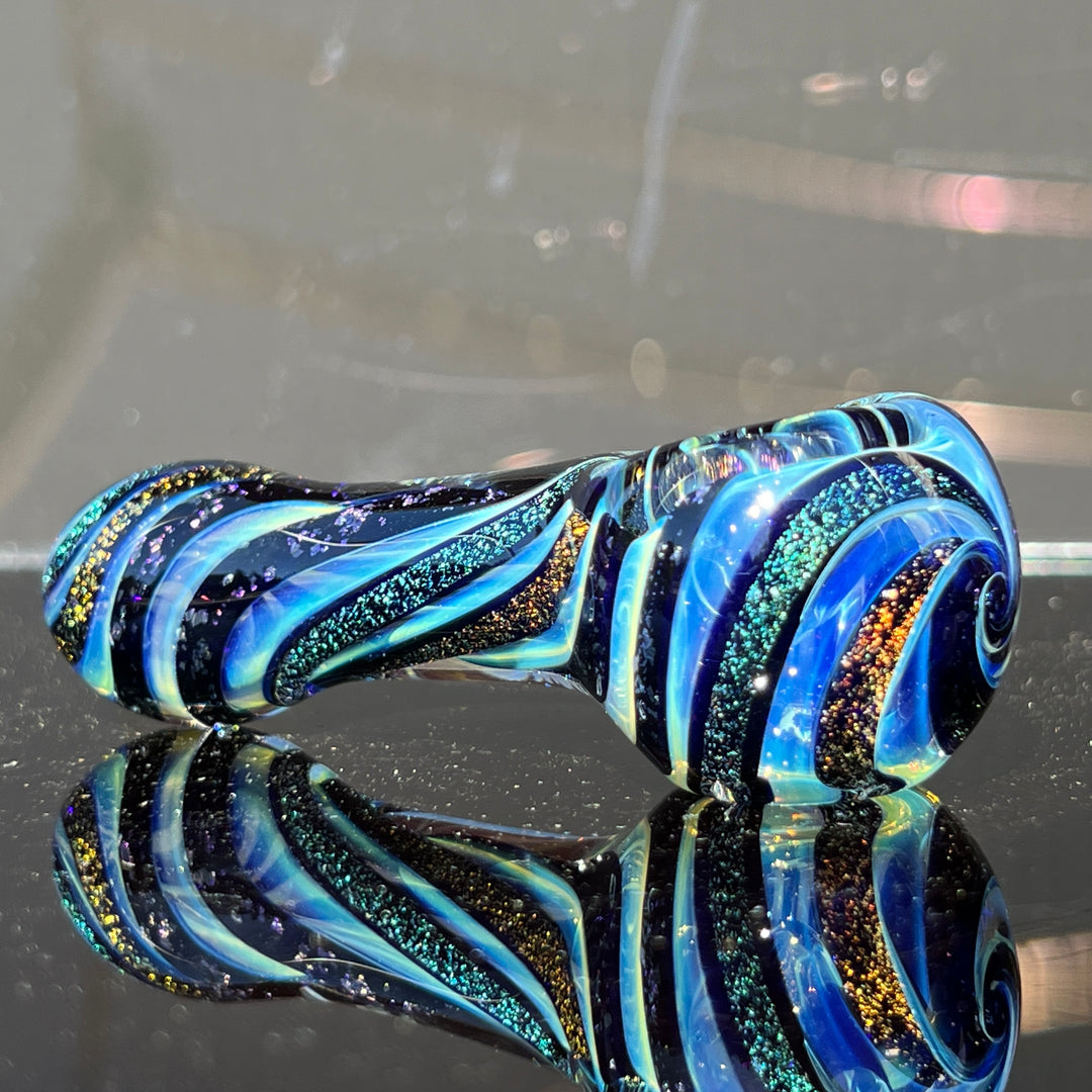 Fumed Dichro Spoon Glass Pipe Tiny Mike   