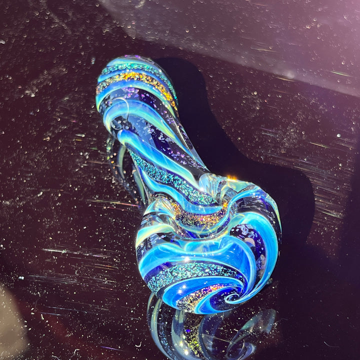 Fumed Dichro Spoon Glass Pipe Tiny Mike   