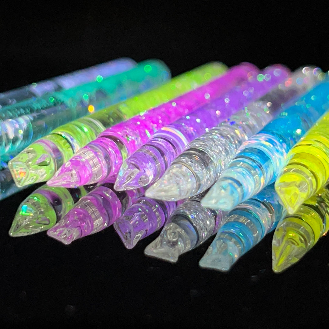 Chisel Tip Glitter Dabbers Accessory Beezy Glass   