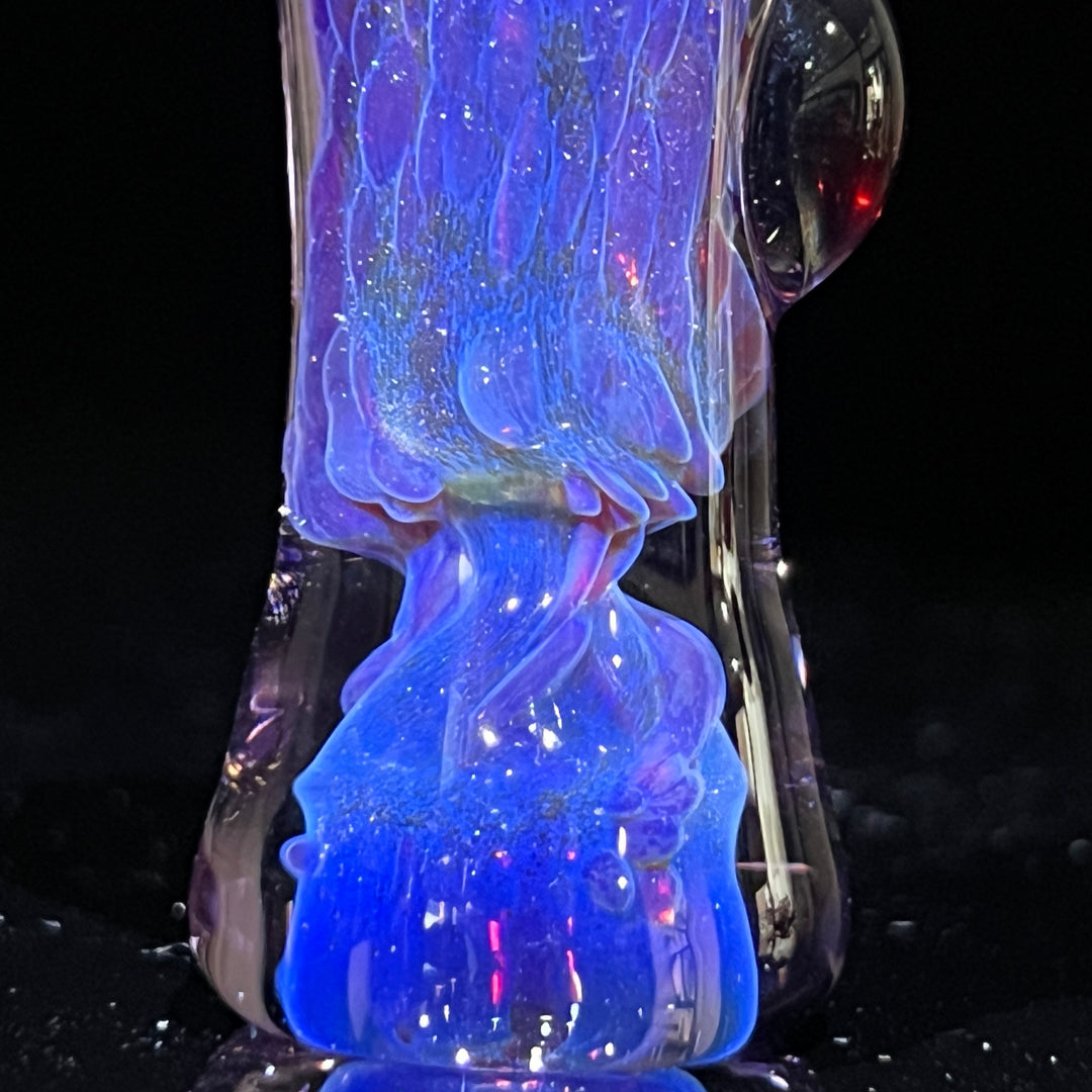 Purple Nebula Chillum Glass Pipe Tako Glass   