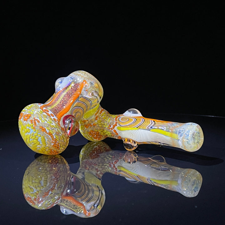 Glass Berry Cupcake Sidecar Bubbler Glass Pipe Glass Berry Cupcake