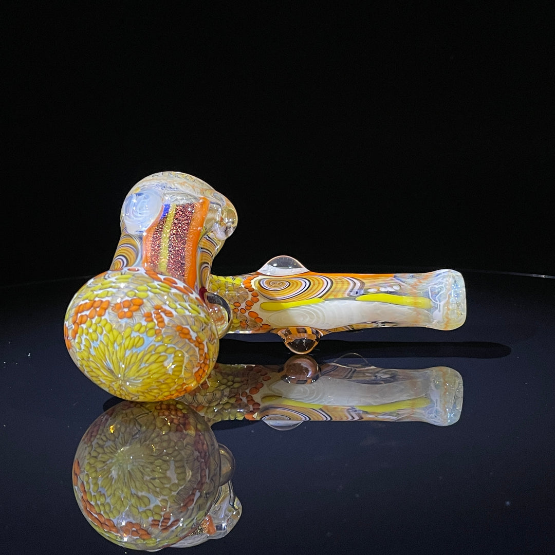 Glass Berry Cupcake Sidecar Bubbler Glass Pipe Glass Berry Cupcake