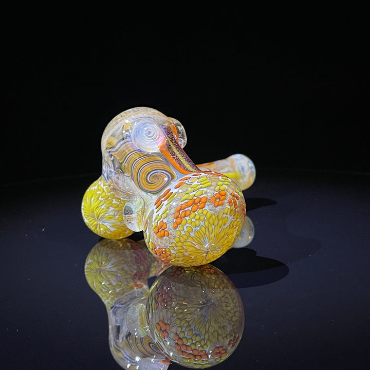 Glass Berry Cupcake Sidecar Bubbler Glass Pipe Glass Berry Cupcake