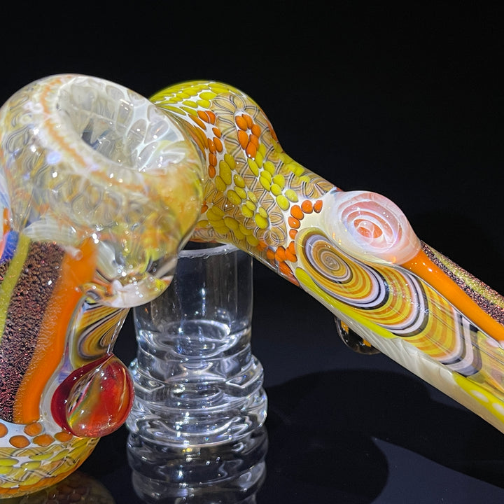 Glass Berry Cupcake Sidecar Bubbler Glass Pipe Glass Berry Cupcake