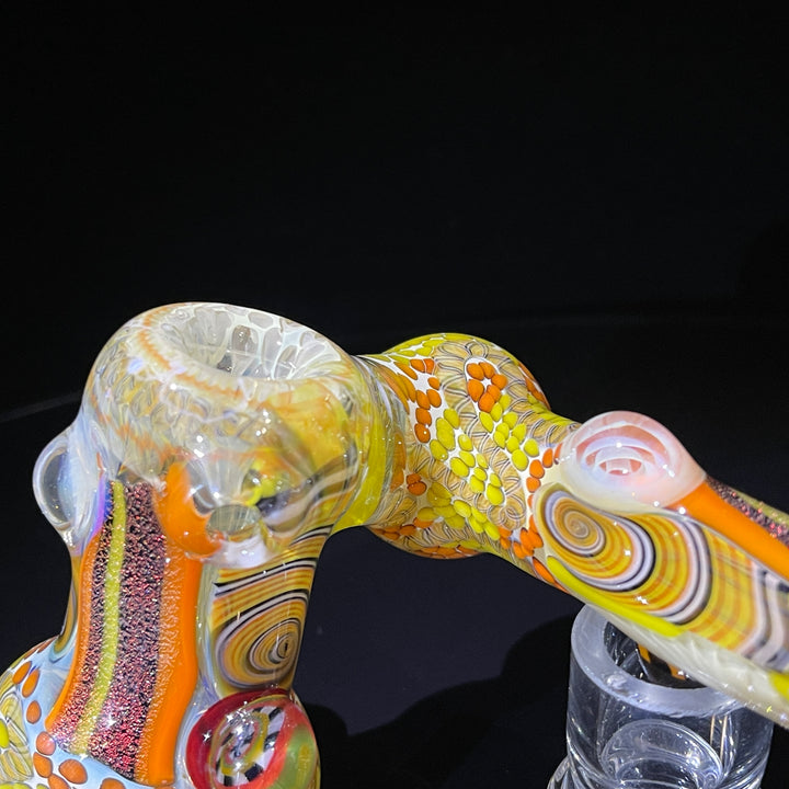 Glass Berry Cupcake Sidecar Bubbler Glass Pipe Glass Berry Cupcake