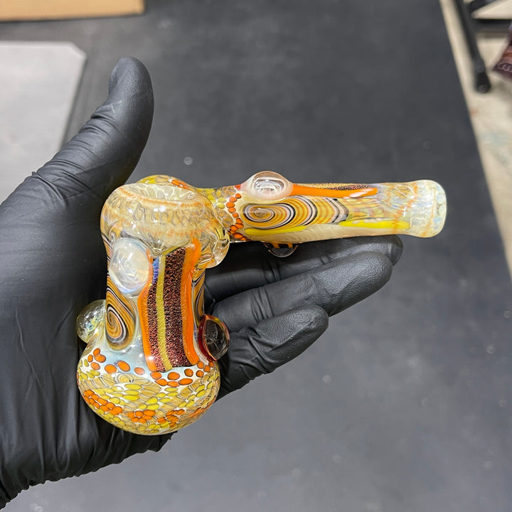 Glass Berry Cupcake Sidecar Bubbler Glass Pipe Glass Berry Cupcake
