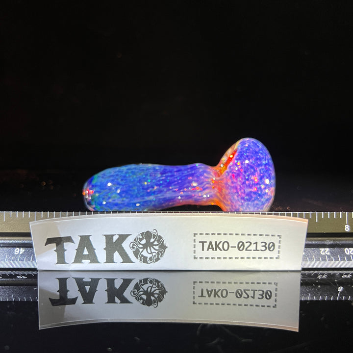Purple Nebula Space Dust Glass Pipe Glass Pipe Tako Glass   