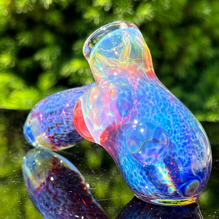 Purple Nebula Drop Hammer Glass Pipe Tako Glass   